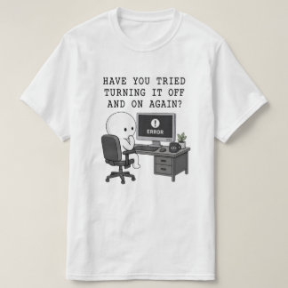 T-shirt Tee-shirt humour IT Crowd Le Redémarrage 