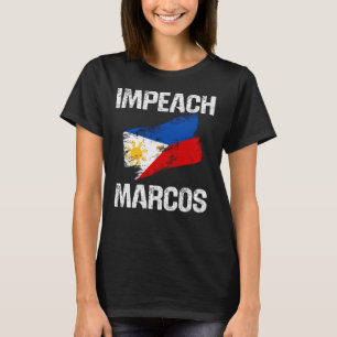 T-shirt Tee-shirt Impeachment de Marcos Pouvoir du Peuple