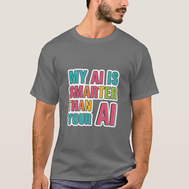 T-shirt Tee shirt intelligence artificielle  (Devant)