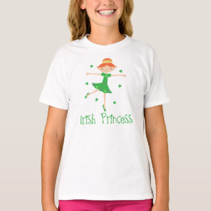 T-shirt Tee - shirt irlandais mignon de princesse Girls