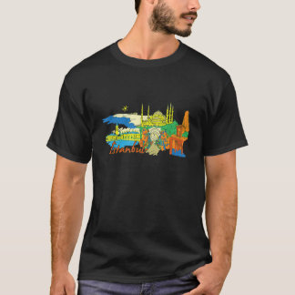 T-shirt Tee-shirt Istanbul Turquie De Beaux Endroits Autou