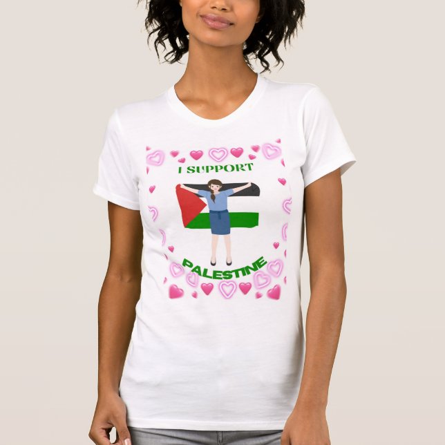 T-shirt tee-shirt-je-supporte-palestine (Devant)