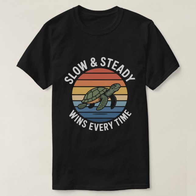 T-shirt Tee-shirt Lent et Régulier (Design devant)