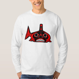 T-shirt Tee - shirt longtemps gainé de requin