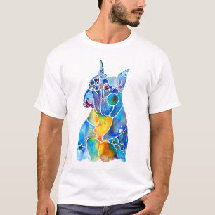 T-shirt Tee - shirt lunatique de chien de chemise de