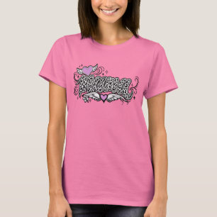 T-shirt Tee-shirt Mama Leopard Heart