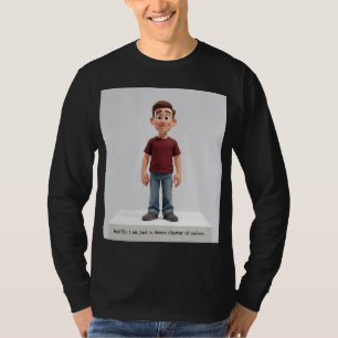 T-shirt Tee-shirt Meme Existentialiste Amas Dense de Carbo
