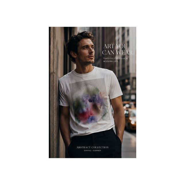 T-shirt Tee-shirt moderne aquarelle (Créateur téléchargé)