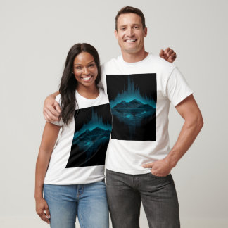 T-shirt Tee-shirt Montagne des Lumières du Nord