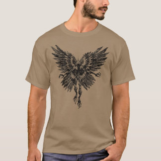 T-shirt Tee - shirt Mothman Cryptid Ringer