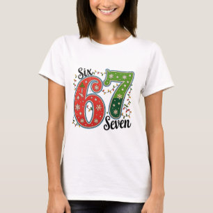 T-shirt Tee-shirt Noël 67 Six Sept Meme Génération Z