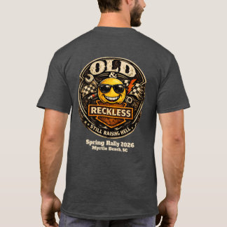 T-shirt Tee-shirt Old Man Harley Tee Myrtle Beach Bike Wee