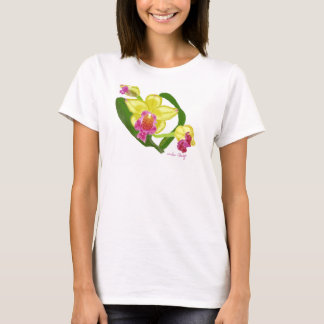 T-shirt Tee - shirt orchidée
