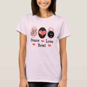 T-shirt Tee - shirt organique de cuvette d'amour de paix
