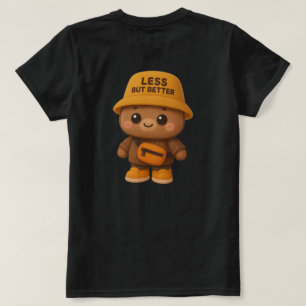 T-shirt Tee-shirt ours à l'ours adorable "Moins mais mieux