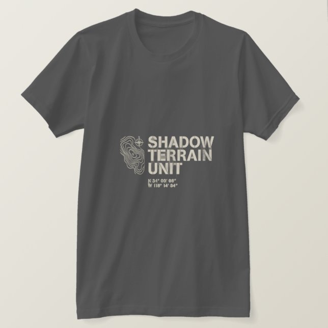 T-shirt Tee-shirt oversize tactique Shadow Terrain (Design devant)