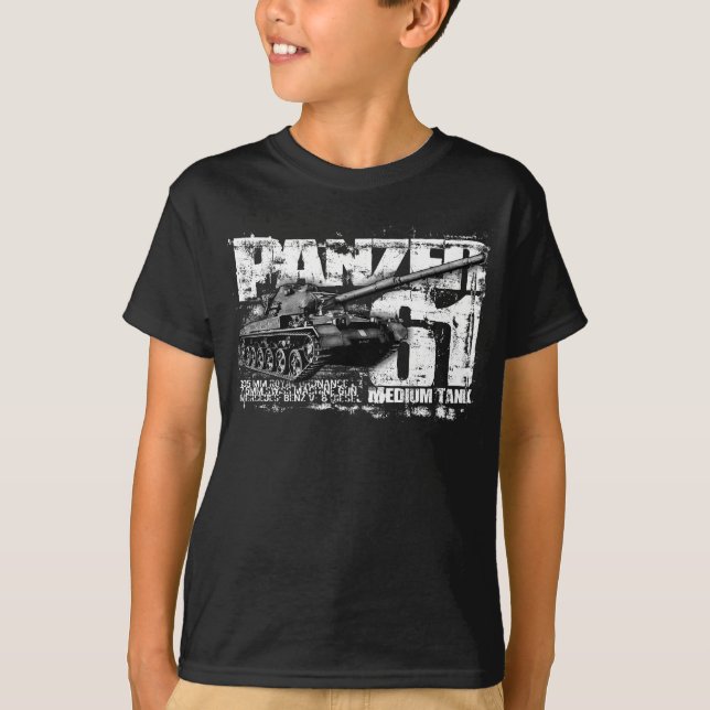 T-shirt Tee - shirt Panzer 61 (Devant)