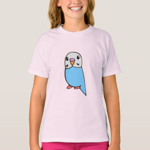 T-shirt Tee-shirt Perroquet Bleu Ciel