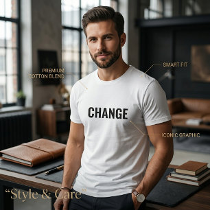 T-shirt Tee-shirt personnalisable pour homme avec texte mo