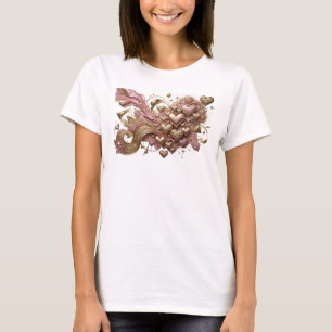 T-shirt Tee-shirt personnalisé ART ABSTRAIT Orange Cool