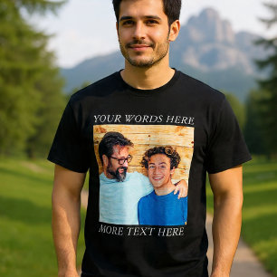 T-shirt Tee-shirt personnalisé avec image et texte Créez