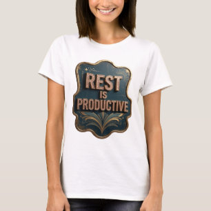 T-shirt Tee-shirt personnalisé Iconic Gold REST IS PRODUCT