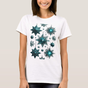 T-shirt Tee-shirt personnalisé Ornements étoile bleue arge