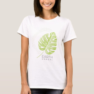 T-shirt Tee-shirt Philodendron Illustration à feuilles écl