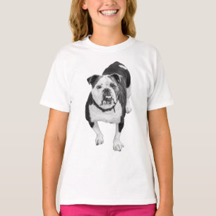 T-shirt Tee-shirt photo classique Bulldog