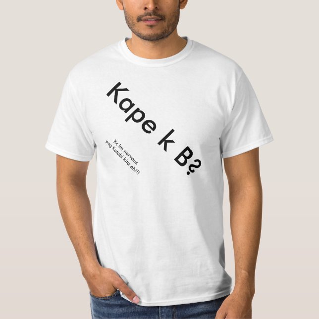 T-shirt tee - shirt pinoy (Devant)
