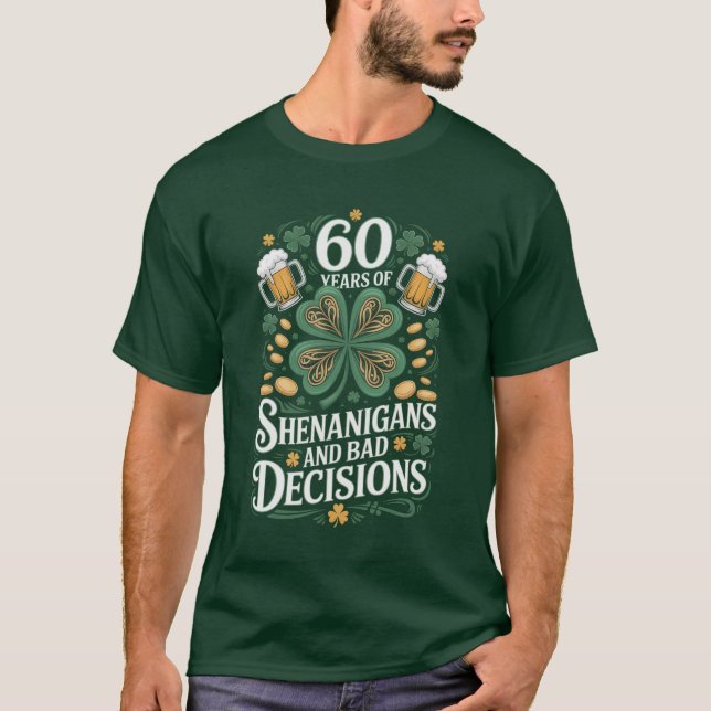 T-shirt Tee-shirt pour les 60 ans de la Saint-Patrick (Devant)