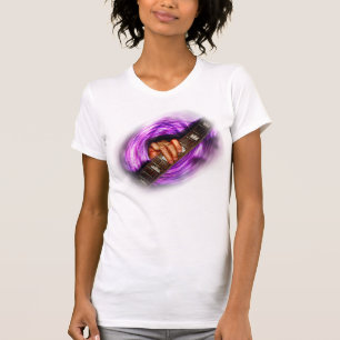 T-shirt Tee - shirt pourpre de vortex