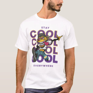 T-shirt Tee-shirt Restez Cool Partout