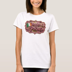 T-shirt Tee-shirt rose frappant IRlandaise ET FIÈRE