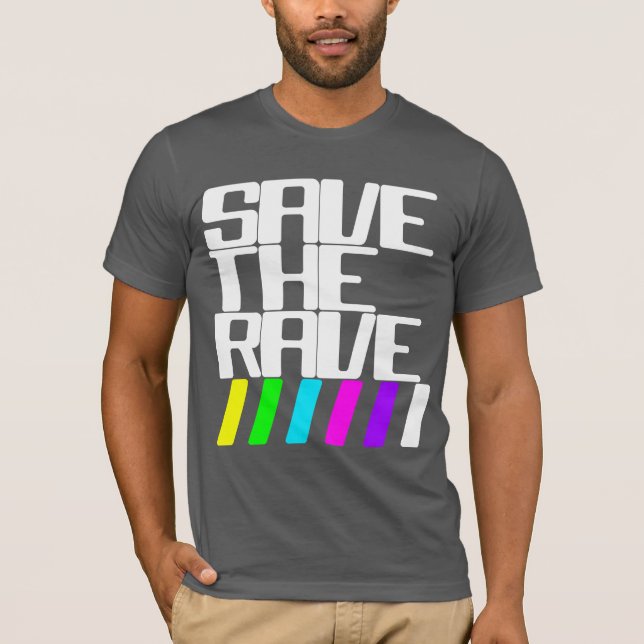 T-shirt Tee-shirt save The de rave 2 (Devant)