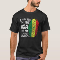 tee - shirt sénégal chemise du drapeau sénégal Ame