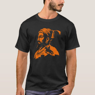 T-shirt Tee-shirt silhouette de Shivaji Maharaj guerrier
