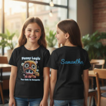 Tee-shirt technique de logique floue pour filles P