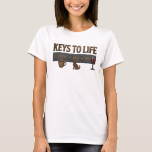 T-shirt Tee-shirt tendance rouge UNIQUE CAFE PUIS VIN