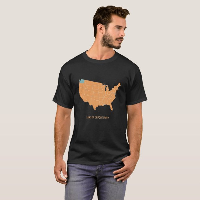 T-shirt Tee-shirt Terre d'Opportunité (Devant entier)