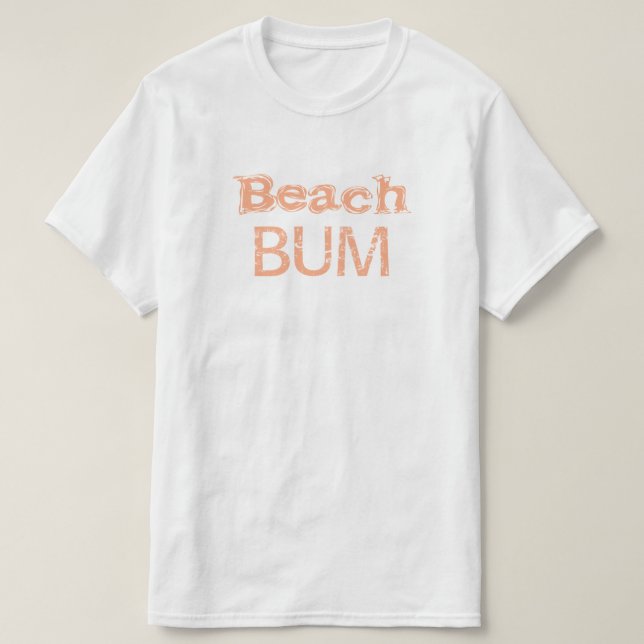 T-shirt Tee-shirt Unisexe Beach Bum (Design devant)