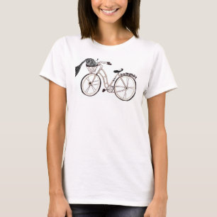 T-shirt tee - shirt "Vélo à la plage 4"