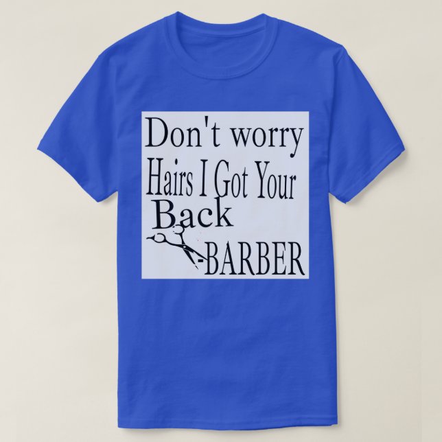 T-shirt Tee - shirts de barbier (Design devant)