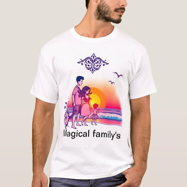 T-shirt "Tee - shirts de famille magiques" (Devant)