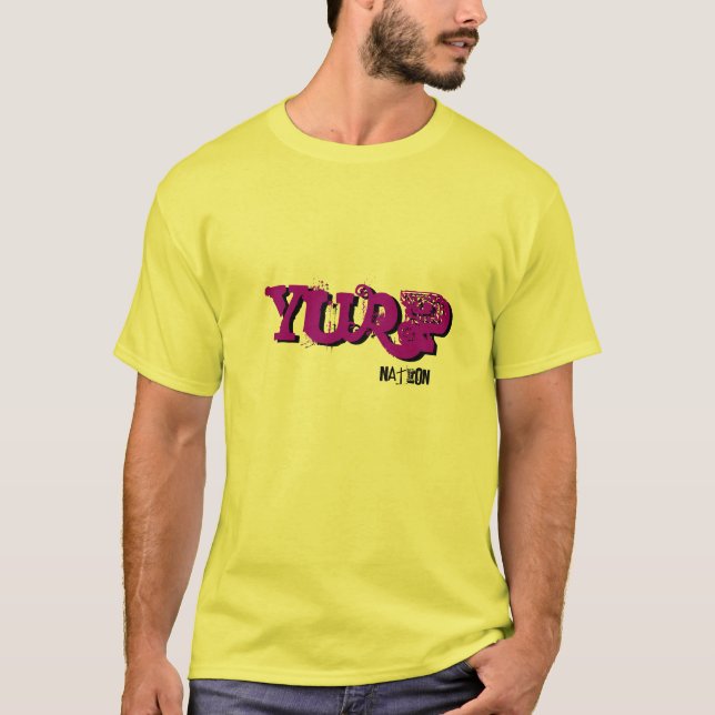 T-shirt Tee - shirts de nation de #YURP (Devant)