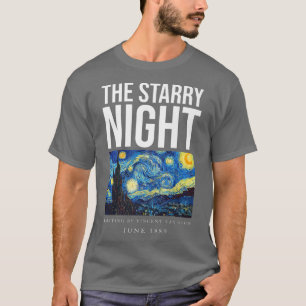 T-shirt Tee - shirts de nuit étoilés, Cool Vincent Van Gog