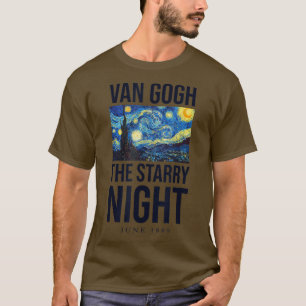 T-shirt Tee - shirts de nuit étoilés, Cool Vincent Van Gog