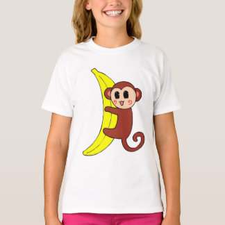 T-shirt Tee - shirts de Singe et Banana Kid - Chaussures a