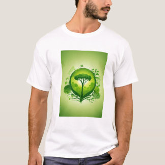T-shirt "Tee - shirts du monde vert - Portez votre amour p