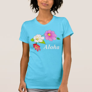 T-shirt Tee - shirts hawaïens pour des femmes